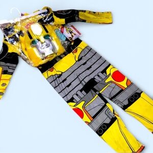 🥳 3/$26 Sale! Transformers Bumblebee Kids Costume Size 4/6 NWT